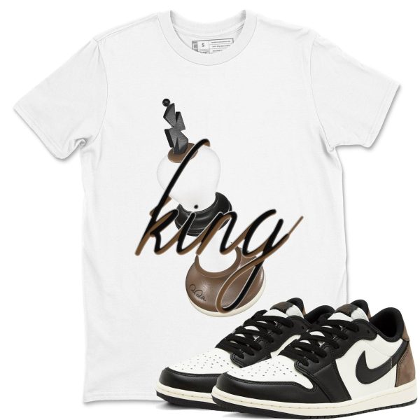 3D King T-Shirts To Match Jordans Streetwear 1s Low Mocha Jezsport.com