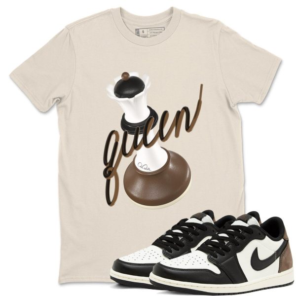 3D Queen T Shirts To Match Jordans Streetwear 1s Low Mocha Jezsport.com