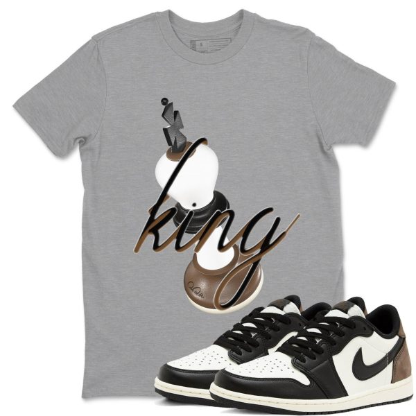 3D King T-Shirts To Match Jordans Streetwear 1s Low Mocha Jezsport.com