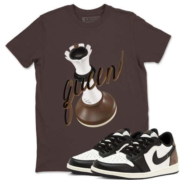 3D Queen T Shirts To Match Jordans Streetwear 1s Low Mocha Jezsport.com