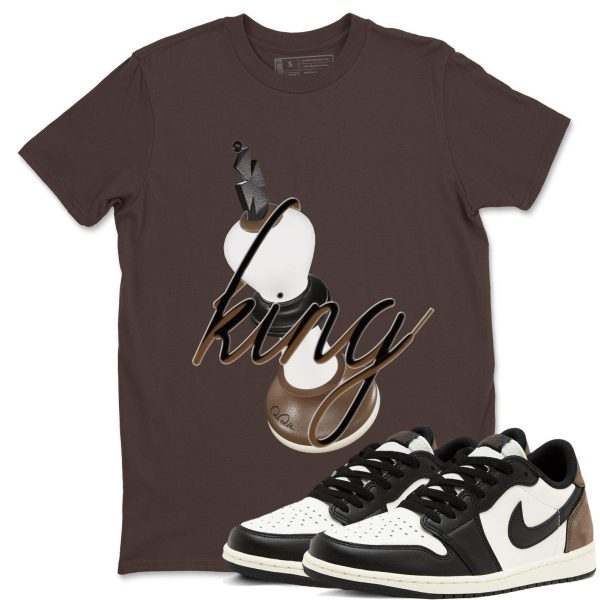 3D King T-Shirts To Match Jordans Streetwear 1s Low Mocha Jezsport.com