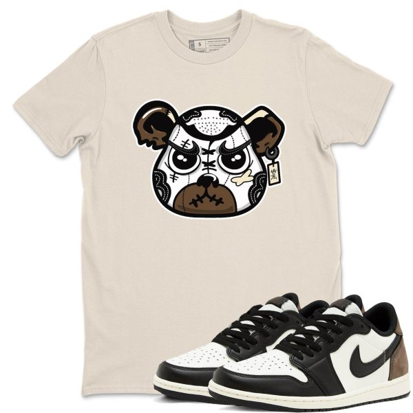 Sneaker Bear Face Unisex Shirts To Match Jordans 1s Low Mocha Jezsport.com