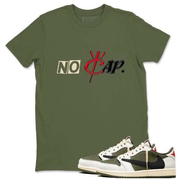 No Cap Unisex Shirts To Match Jordans 1s Travis x Medium Olive Jezsport.com