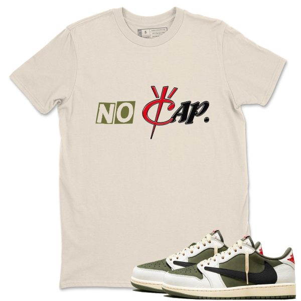 No Cap Unisex Shirts To Match Jordans 1s Travis x Medium Olive Jezsport.com