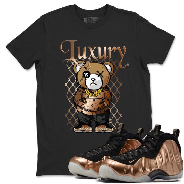 Luxury Bear Unisex T Shirts To Match Sneakers Foams One Metallic Copper Jezsport.com