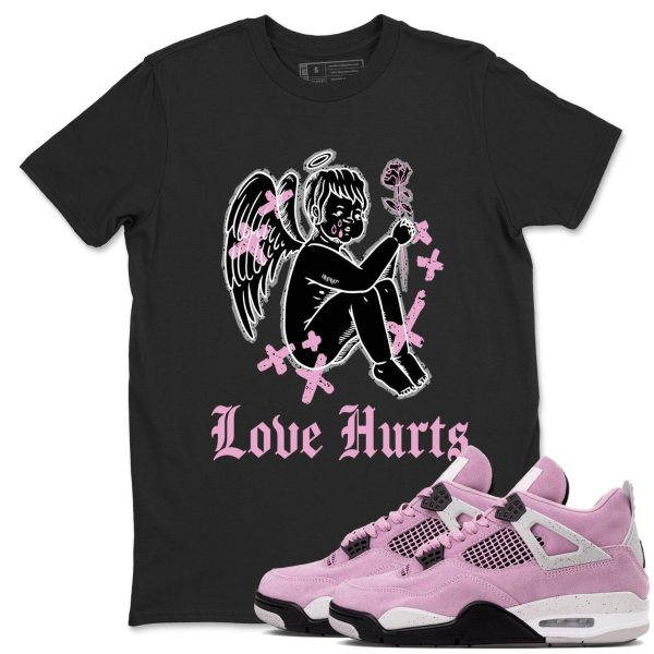 Love Hurts Unisex T Shirts To Match Sneakers 4s Orchid Jezsport.com