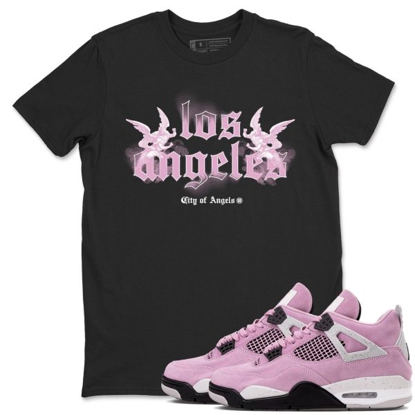 City Of Angeles Unisex T Shirts To Match Sneakers 4s Orchid Jezsport.com