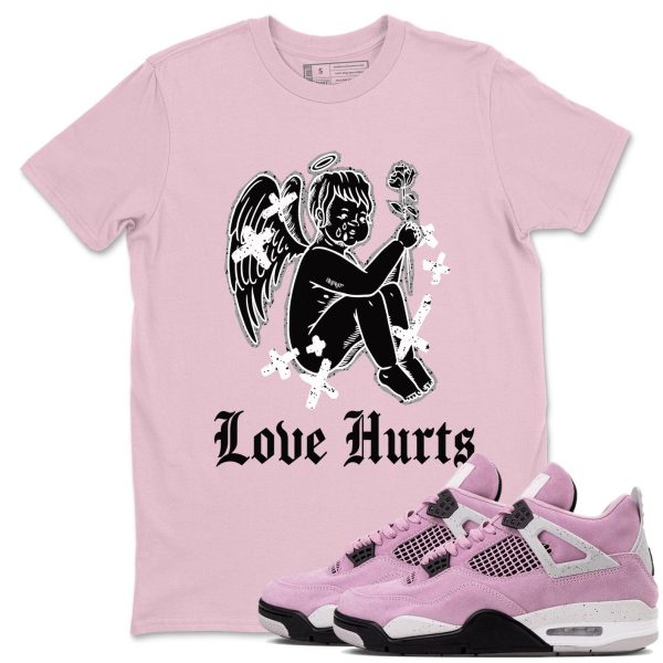 Love Hurts Unisex T Shirts To Match Sneakers 4s Orchid Jezsport.com