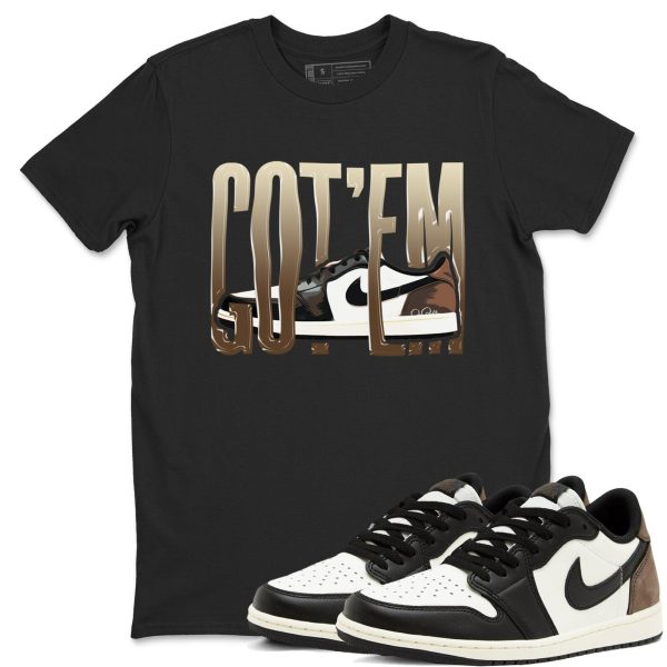 Wiggling Gotem T Shirts To Match Jordans Streetwear 1s Low Mocha Jezsport.com