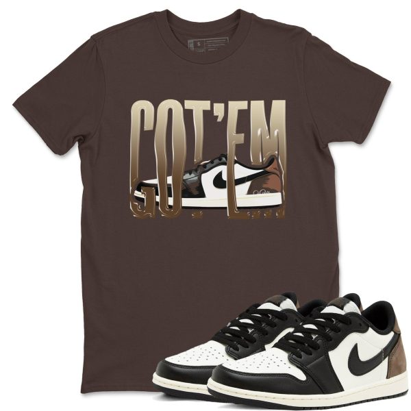 Wiggling Gotem T Shirts To Match Jordans Streetwear 1s Low Mocha Jezsport.com