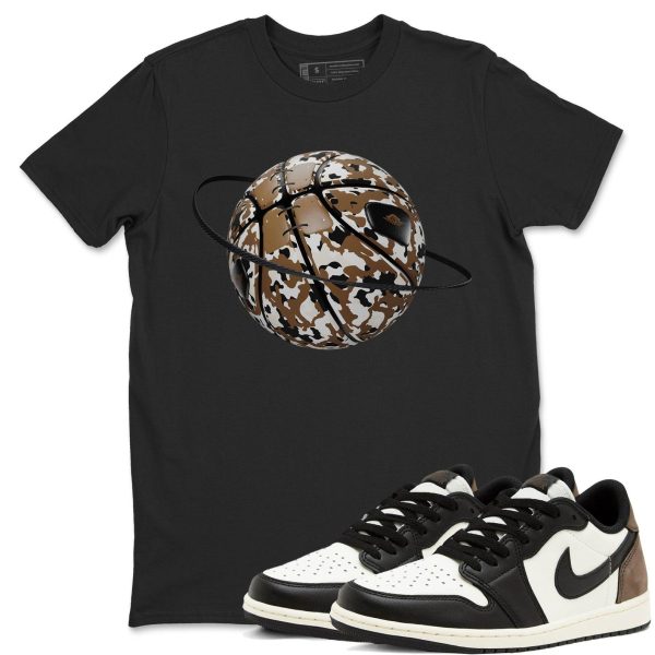 Camo Basketball Planet T-Shirts To Match Jordans Streetwear 1s Low Mocha Jezsport.com