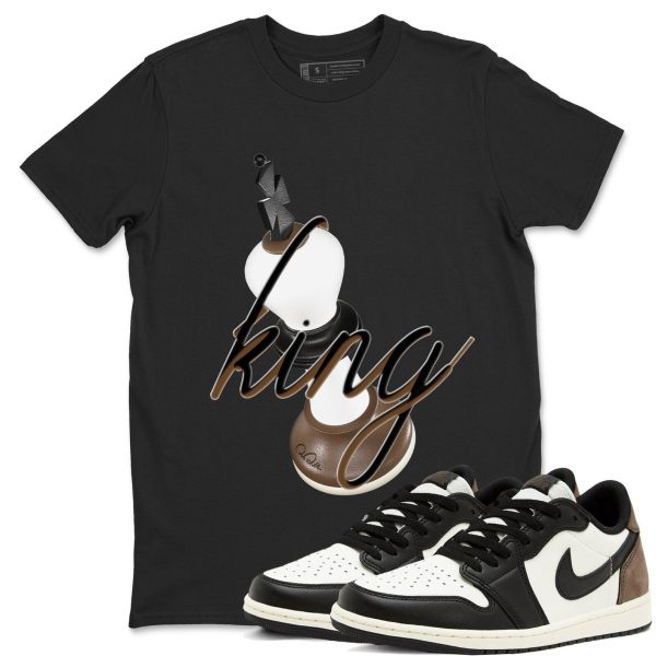 3D King T-Shirts To Match Jordans Streetwear 1s Low Mocha Jezsport.com