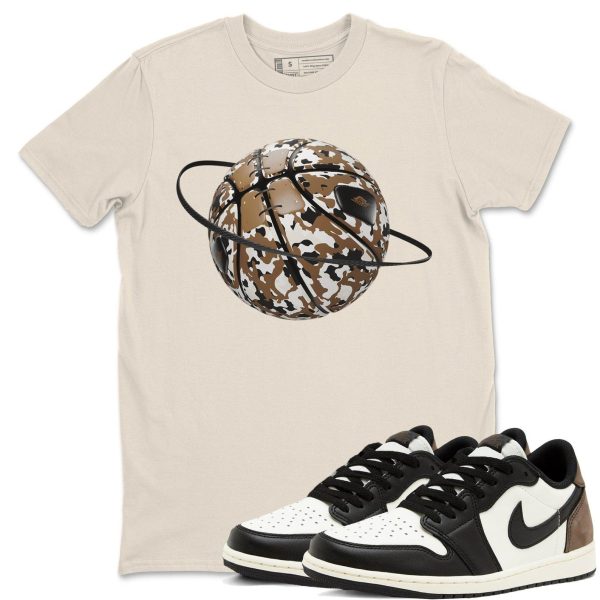 Camo Basketball Planet T-Shirts To Match Jordans Streetwear 1s Low Mocha Jezsport.com