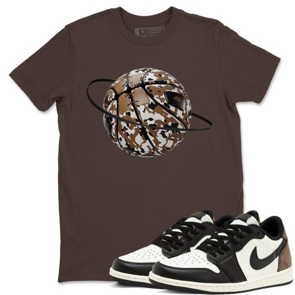 Camo Basketball Planet T-Shirts To Match Jordans Streetwear 1s Low Mocha Jezsport.com