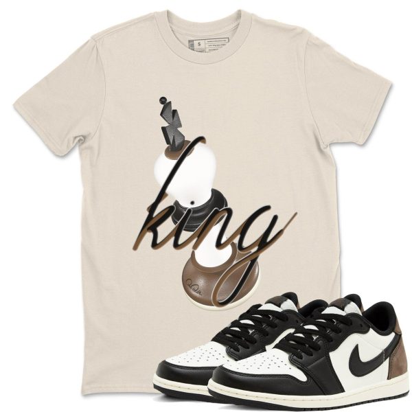 3D King T-Shirts To Match Jordans Streetwear 1s Low Mocha Jezsport.com