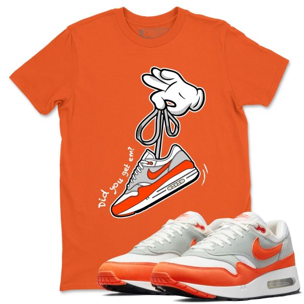 Catoon Hands Unisex T Shirts To Match Sneakers Air Max 1 '85 Cosmic Clay Jezsport.com