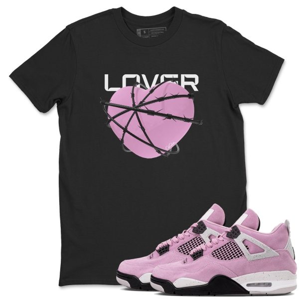 Heart Lover Unisex T Shirts To Match Sneakers 4s WMNS Orchid Jezsport.com