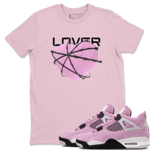 Heart Lover Unisex T Shirts To Match Sneakers 4s WMNS Orchid Jezsport.com