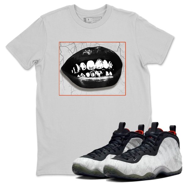 Grillz Lips Unisex T Shirts To Match Sneakers Air Foamposite One Jin Jezsport.com