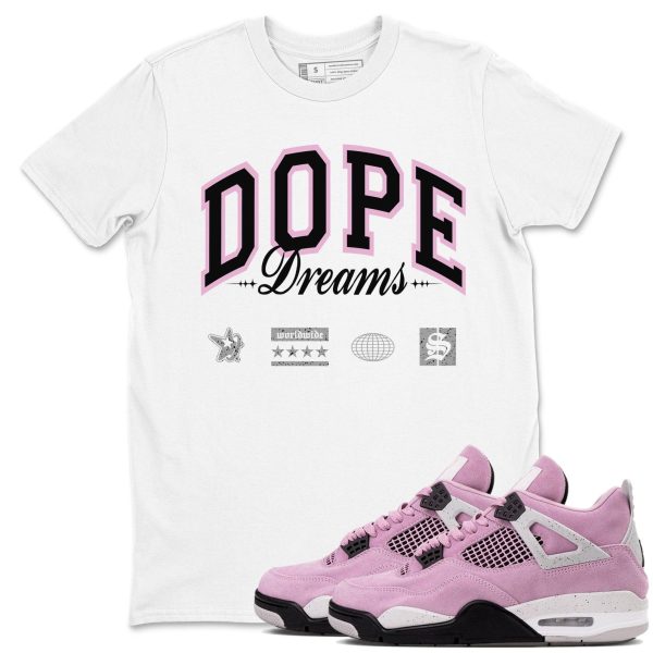 Dope Dreams Unisex T Shirts To Match Sneakers 4s Orchid Jezsport.com