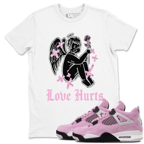 Love Hurts Unisex T Shirts To Match Sneakers 4s Orchid Jezsport.com