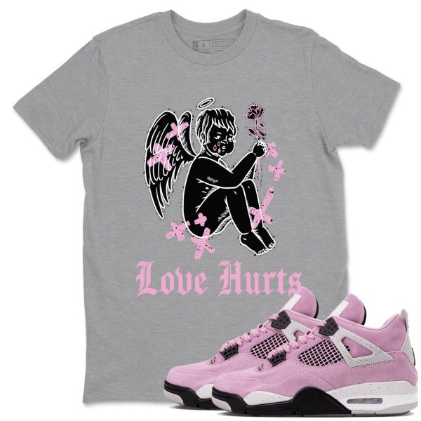 Love Hurts Unisex T Shirts To Match Sneakers 4s Orchid Jezsport.com