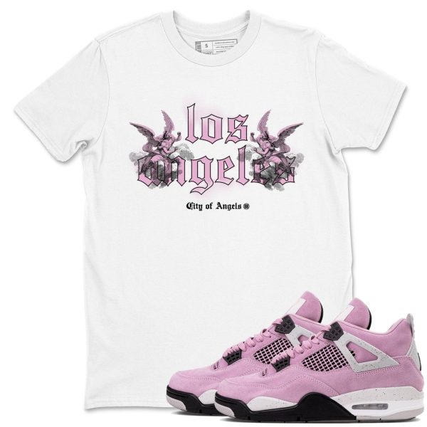 City Of Angeles Unisex T Shirts To Match Sneakers 4s Orchid Jezsport.com