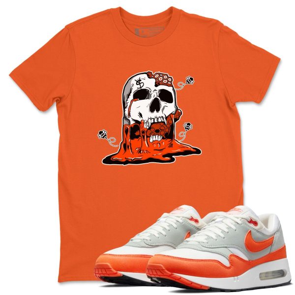 Dripping Honey Skullhead Unisex T Shirts To Match Sneakers Air Max 1 '85 Cosmic Clay Jezsport.com