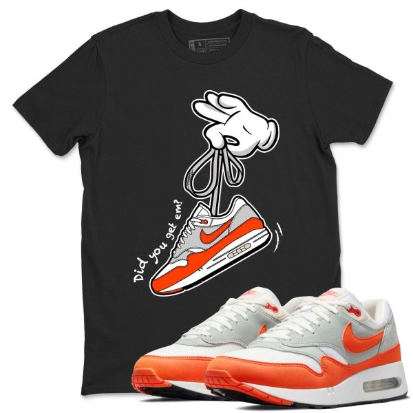 Catoon Hands Unisex T Shirts To Match Sneakers Air Max 1 '85 Cosmic Clay Jezsport.com