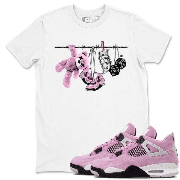 Clothesline Unisex T Shirts To Match Sneakers 4s Orchid Jezsport.com