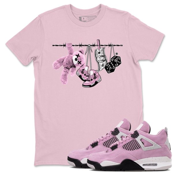 Clothesline Unisex T Shirts To Match Sneakers 4s Orchid Jezsport.com