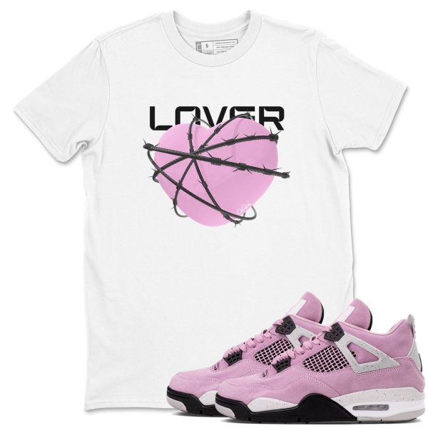 Heart Lover Unisex T Shirts To Match Sneakers 4s WMNS Orchid Jezsport.com