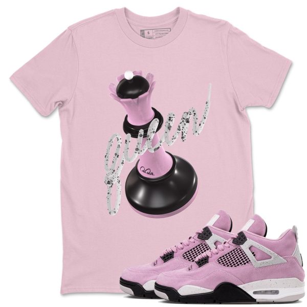 3D Queen Unisex T Shirts To Match Sneakers 4s WMNS Orchid Jezsport.com