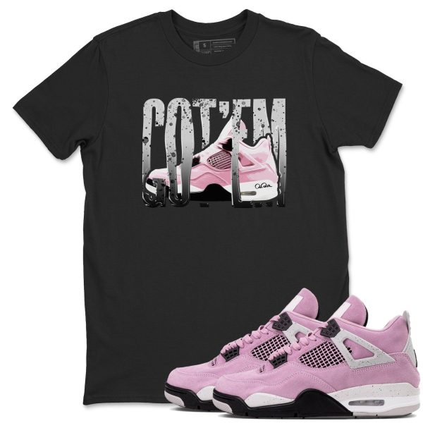 Wiggling Gotem Unisex T Shirts To Match Sneakers 4s WMNS Orchid Jezsport.com