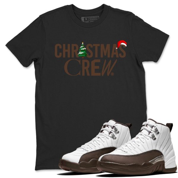 Christmas Crew Unisex T Shirts To Match Sneakers 12s Baroque Brown Jezsport.com