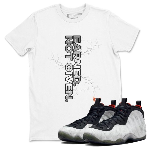 Earned Not Given Unisex T Shirts To Match Sneakers Air Foamposite One Jin Jezsport.com