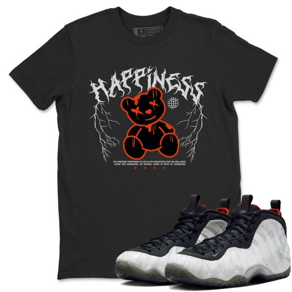 Happiness Bear Unisex T Shirts To Match Sneakers Air Foamposite One Jin Jezsport.com