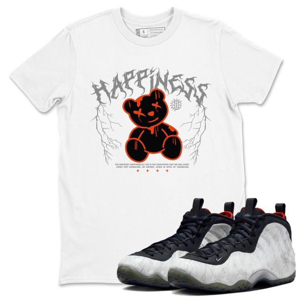 Happiness Bear Unisex T Shirts To Match Sneakers Air Foamposite One Jin Jezsport.com