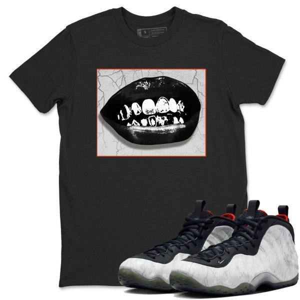 Grillz Lips Unisex T Shirts To Match Sneakers Air Foamposite One Jin Jezsport.com