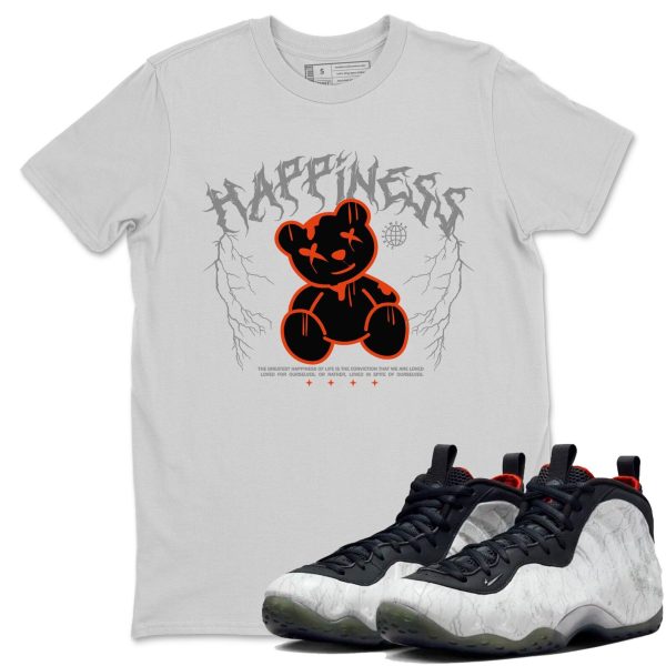 Happiness Bear Unisex T Shirts To Match Sneakers Air Foamposite One Jin Jezsport.com