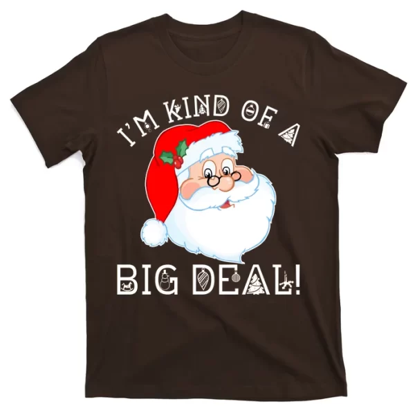 I'm Kind of a Big Deal Christmas Santa Claus T Shirt For Men, Christmas Shirt For Girl Jezsport.com