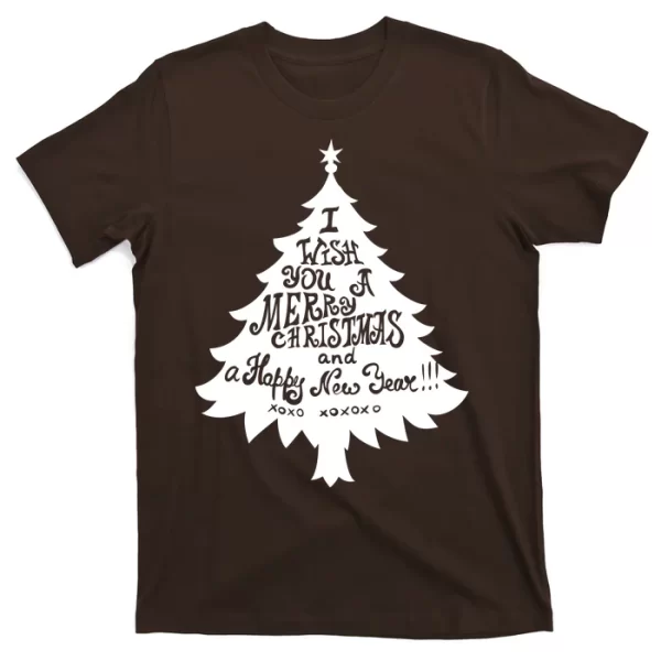 I Wish You A Merry Christmas And A Happy New Year T Shirt For Men, Christmas Shirt For Girl Jezsport.com