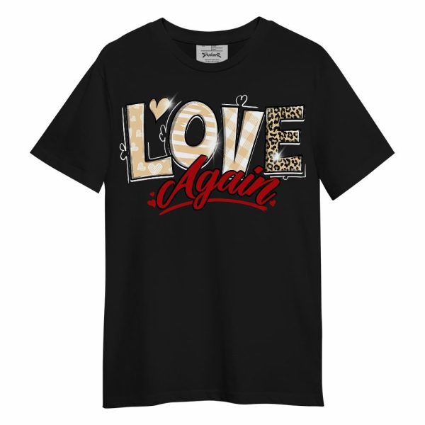 Dunk Low Strawberry Waffle Shirt, Love Again Graphic Unisex Shirt Matching Jordan Shirt Jezsport.com