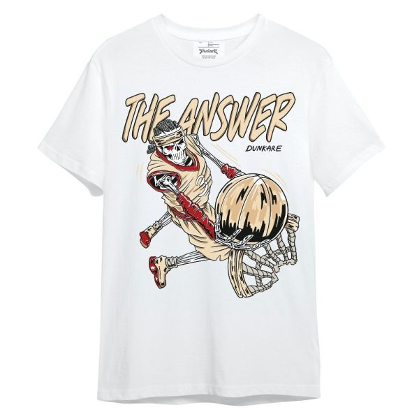 Dunk Low Strawberry Waffle Shirt - The Answer Skeleton Unisex Shirt Matching Jordan Shirt Jezsport.com