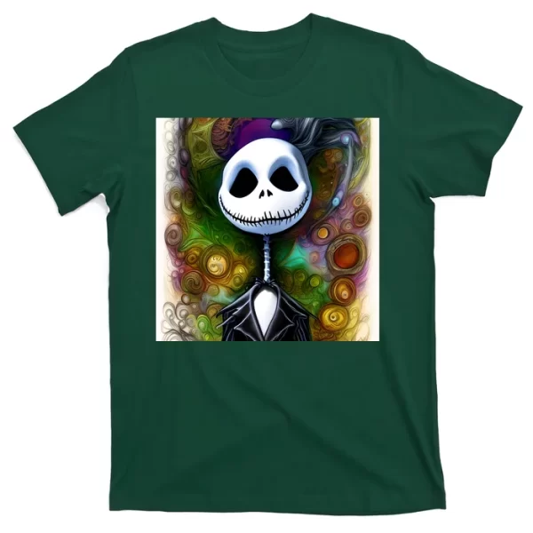 Jack Skellington Portrait Christmas T Shirt For Men, Christmas Shirt For Girl Jezsport.com