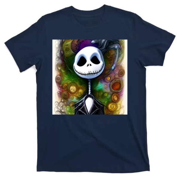 Jack Skellington Portrait Christmas T Shirt For Men, Christmas Shirt For Girl Jezsport.com