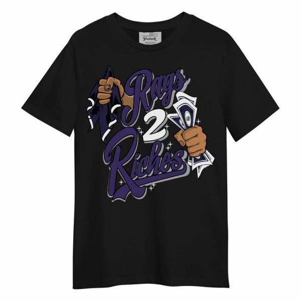 Retro Court Purple 13s Shirt, Rag 2 Riches Unisex Shirt Matching Jordan Shirt Jezsport.com