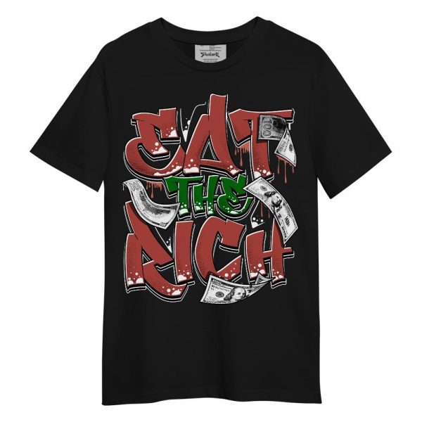 Dune Red 13s Shirt, Eat The Rich Graffiti Unisex Shirt Matching Jordan Shirt Jezsport.com