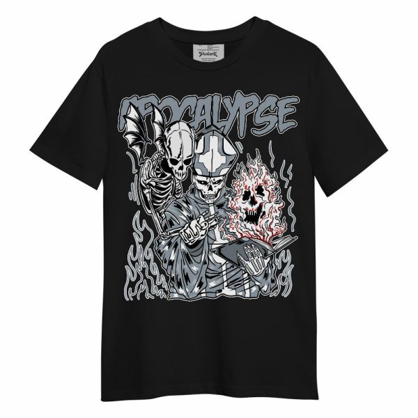 Wolf Grey 13s Shirt - Apocalypse Skeleton Unisex Shirt Matching Jordan Shirt Jezsport.com