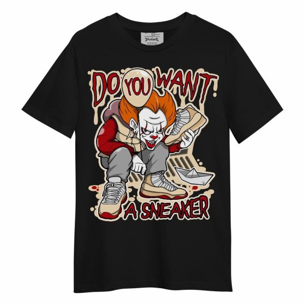 Dunk Low Strawberry Waffle Shirt - Clown Scary Sneakers Halloween Graphic Unisex Shirt Matching Jordan Shirt Jezsport.com